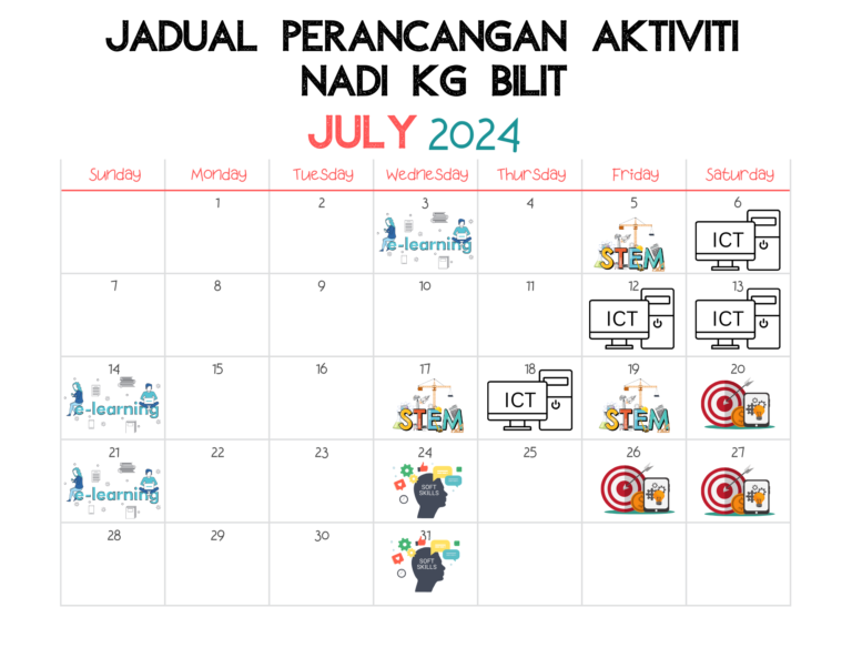 JADUAL-JULY